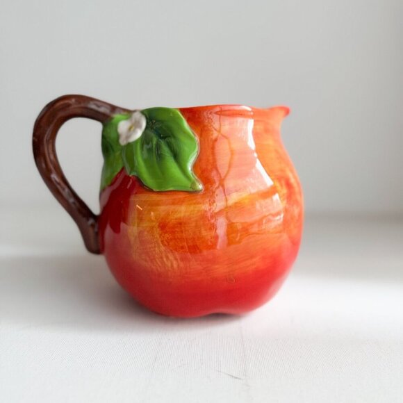 Anthropologie Foster Peach Stoneware Jug - Picture 3 of 6